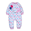 Spring Autumn Baby Boy Rompers Zipper Fleece Warm Pajamas Newborn Outfit Dinosaur Jumpsuit Infants Boy Clothing 9 -24 Months